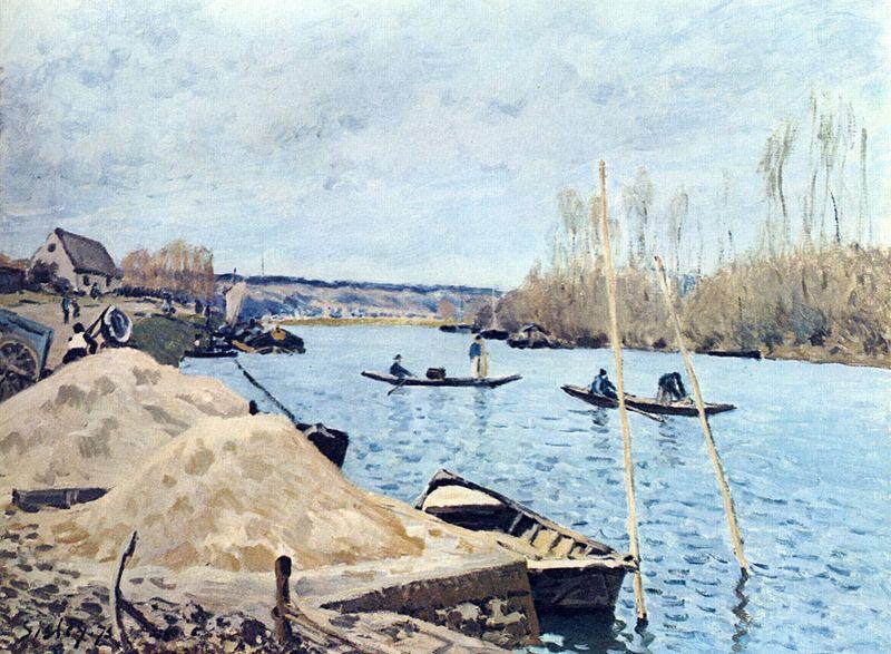 Alfred Sisley Seine bei Port Marly